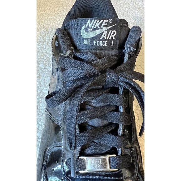 Nike Air Force 1 ’07 Low Men’s Size 11 Black Silver 2010 Release 315122-010 - Picture 4 of 9